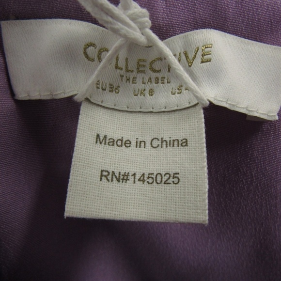 Collective The Label Metallic Purple Off Shoulder Dress 8 - Picture 10 of 16